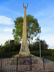 The war memorial in Bidestroff