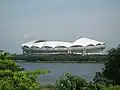 Big Swan Stadium and Toyanogata Lagoon