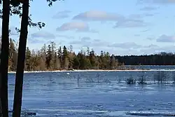 View of Big Shoal Cove, near the southeastern end of Drummond Island