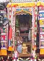 Presiding deity and consort in chariot