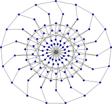 Alternative drawing of the Biggs–Smith graph