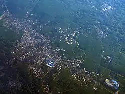 Aerial view of Bilaspur, Haryana