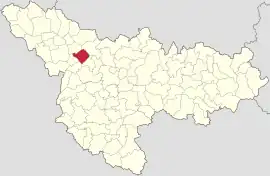 Location in Timiș County