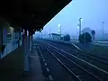 Bingo-Saijō Station looking toward Miyoshi Station (2000)