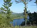 Lake Vrutci seen from top of the hill