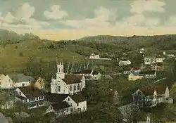 Bird's-eye view in 1908