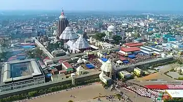 Bird's EyeView Of Jagannath Temple complex