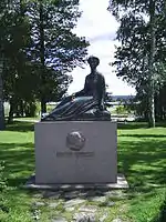 Frida statue in Vänersborg