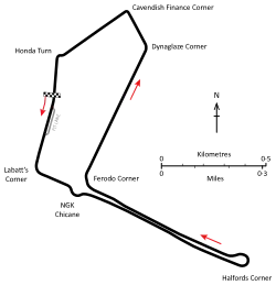 Birmingham Superprix Track Layout