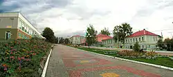 A pedestrian street in Biryuch