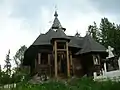 The Bilbor Wooden Church, where Tăslăuanu's father served as priest