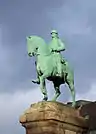 Equestrian statue of Bismarck near Bremen Cathedral