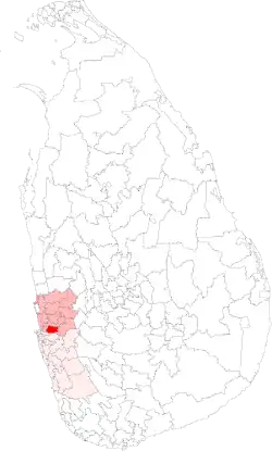 Location of Biyagama