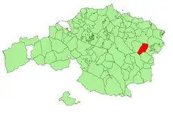 Location of Ziortza-Bolibar in Spain and Biscay