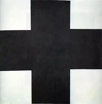 Black Cross, c 1920-23, Oil on Canvas, State Russian Museum