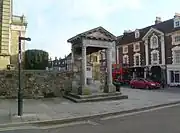 The Pump House in its urban setting