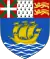 Shield of the coat of arms of Saint Pierre and Miquelon