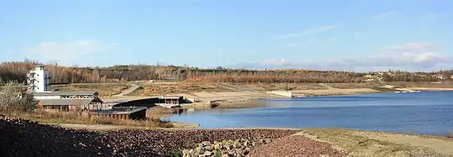 Harbor area of old pit mine.