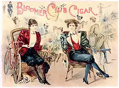 An example of cigar label art