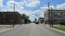 Looking south on Main Street in Bloomingburg