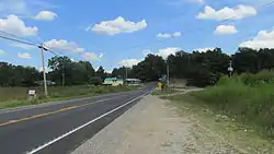 Looking east on Ohio Highway 125 in Blue Creek