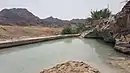 The 'Blue Pool' in the Wadi Maydaq