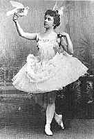 Olga Preobrajenskaya costumed for act III as the Goddess Venus.