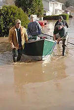 Vernonia during the 2007 flooding