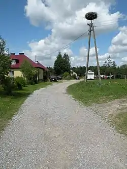 A street in Huta Kryształowa