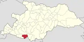 Location in Maramureș County