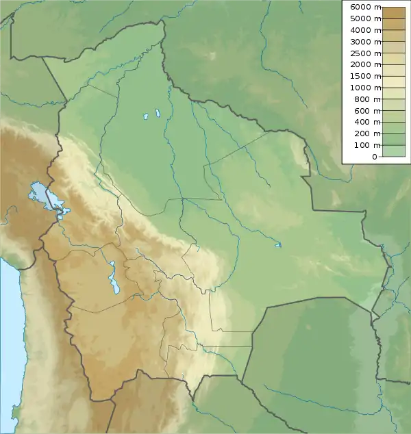 Taypi K'uchu is located in Bolivia