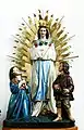 Virgin Mary with a crown of stars in La Salette, Grenoble,[clarify] France.