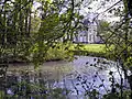 The wooded site of the old château