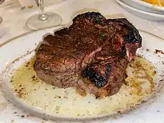 Bone-in filet mignon from Ruth's Chris