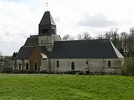 The church in Bonneuil-les-Eaux