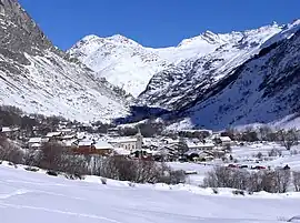 A general view of Bonneval-sur-Arc