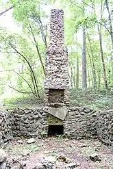 Remains of Park Ranger's cabin built by the CCC in the 1930s