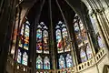 Stained-glass windows in the choir by Nicolas Lorin (1879)