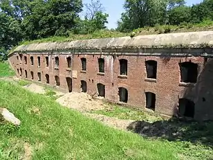 The barracks building today