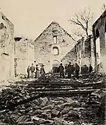 Ruins after the 1904 fire