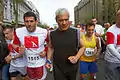 Aleksandar Šapić, Boris Tadić, and Božidar Đelić during the 25th Belgrade Marathon in 2012