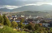 Panoramic view over Borșa