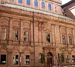 Penthouse and rear additions, Boston Athenæum, Boston, Massachusetts, 1913-14.