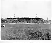 Exhibition drill held on August 28, 1895, as part of Masonic convention activities