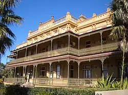 Historic Sir Joseph Banks Hotel, Anniversary Street, beside the Pleasure Grounds