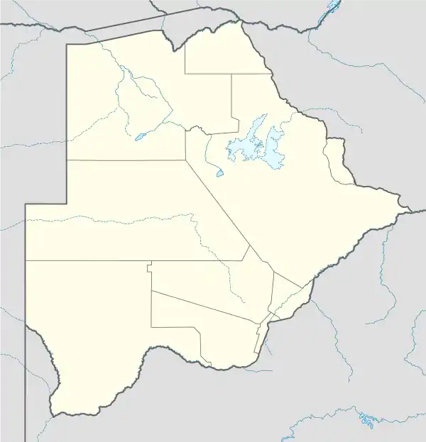 Sebina is located in Botswana