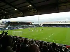 A football stadium in Oldham, England