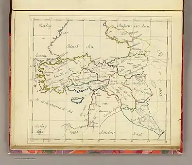 Armenia Turkomania on 1810 map.