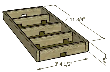 Box construction and dimensions