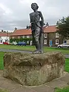 Statue of James Cook as a youth